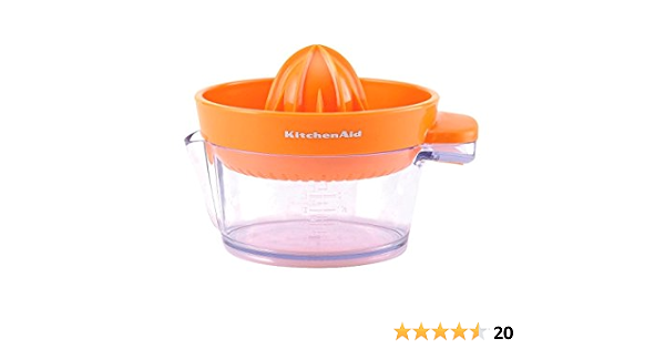 Amazon.com: KitchenAid - Exprimidor de cítricos en color naranja (apto para  lavavajillas) : Todo lo demás
