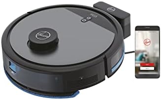 HG5 HYDRO Robot Aspirapolvere Lavapavimenti con Mappatura, 0,2 L, Wi-Fi, 5 Modalità, 1 Spazzola XL e 2 Laterali, 34x34x10,3 cm, Grigio