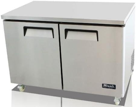 C-U60R 60" Competitor Series Undercounter and Work Top Refrigerator with 18.2 cu. ft. Capacity 2 Shelves Stainless Steel Construction 115 Volts and Digital Controllers in Stainless