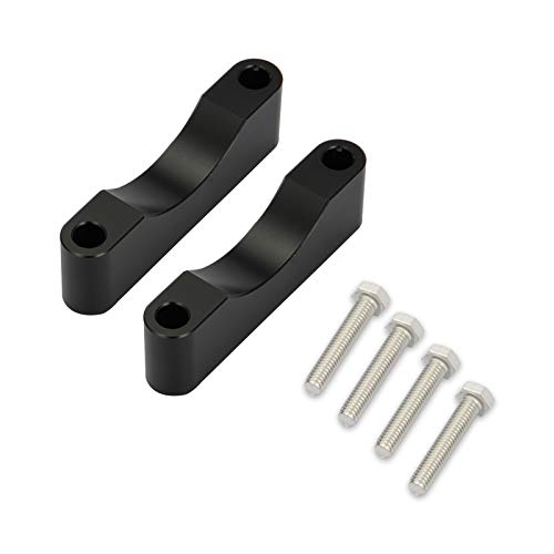 Black Front Fender Spacer Bracket Kit for 21'' Fender Fit 1997-2013 Harley Touring Electra Glide Road King Street Glide FLT FLH Models - Thumbnail 6