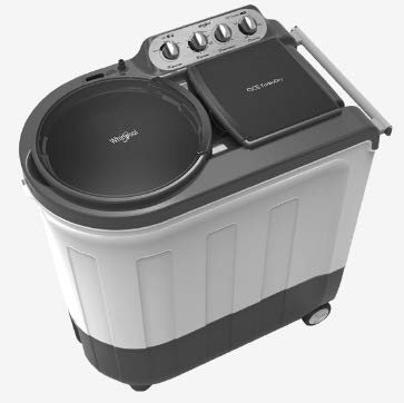 Whirlpool Ace Turbodry 8.5 Kg Semi Automatic Washing Machine (8.5 Kg) Silver Grey