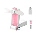 Portable Mini Fan, Personal Handheld USB Powered Fan for Outdoor Travel Office, Pink