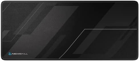 Artemis Alfombrilla Gaming XXL Tela Jacquard Base Antideslizante Borde Ribeteado Negra