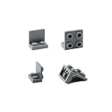 Parts - Brackets Lego 1 x 2 - 2 x 2 Inverted (PACK of 4 - LBGray)