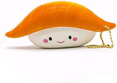 Delicious Sushi, New Kawaii Squishy Slow Rising Soft Sweet Scented Squishy Charms Toy for Stress Relief and Time Killing, Gift for Adults and Kids.