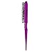 Denman (Purple) Backcomber for Teasing, Smoothing & Up Do - Three Rows of Stiff Bristle - Use on Wigs and Hair Extensions, D91