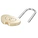 Juvale 2-Pack Solid Brass Double Heart Padlock, 3 Inches