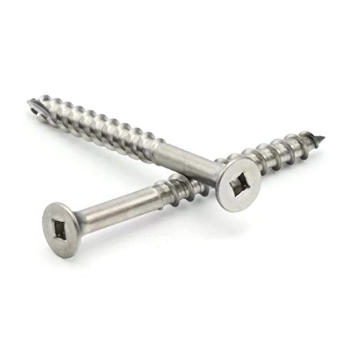 Square Drive Deck Screws 305 Stainless Steel Bugle Head Type 17 Point