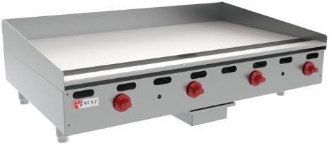 Wolf Range Heavy Duty 81000 BTU Gas Griddle w/ 1" Thick Plate