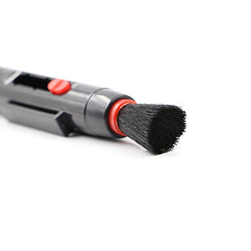 TEZONG Retractable Lens Pen Brush Dust Cleaner for DSLR Cameras and Sensitive Electronics,Optics Cleaning Tool 2Pack