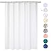 AmazerBath Frosted Shower Curtain Plastic 72x72 Inches, Heavy Duty Shower Curtain Waterproof, Thick PEVA Shower Curtains for Bathroom with 3 Big Clear Weighted Stones and 12 Rustproof Grommets