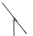 Ultimate Support ULTIMATE Tripod Mic Stand with Fixed-Length Boom, Tall (JSMCFB100)