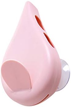 Yhjklm Water Drop Shape Free Punching Suction Cup Toothbrush Holder Creative Wash Set Toothpaste Toothbrush Rack Wall Hanging Toothpaste Rack