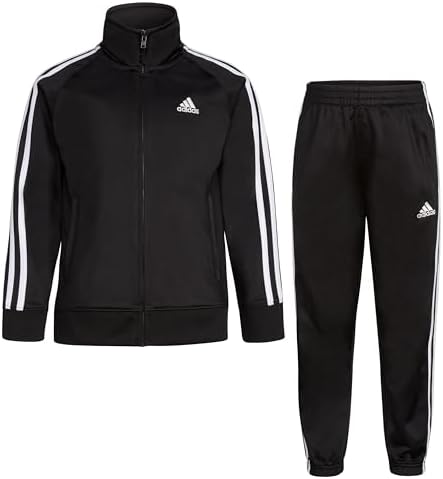 Amazon.com: adidas Boys' Tricot Jacket & Pant Clothing Set, Vivd
