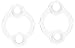 Playtex Spill-Proof Cup Replacement Valves (3 Pack- a Total of 6 valves)