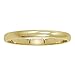 Women's 14K Yellow Gold 2mm Classic Fit Plain Wedding Band (Available Ring Sizes 4-8 1/2)