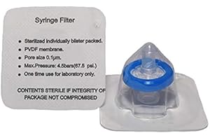 ADVANGENE Syringe Filter Sterile, PVDF 0.1μm 13mm Blue (75/PK)