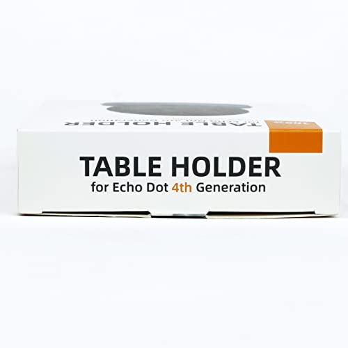 CIRYCASE Soporte para Dot (4.ª Generación), Soporte Mesa para Dot 4 con Guía de Luz Efecto Halo Mejorado, Accesorios Base Ahorro Espacio con Gestión de Cables Incorporada para Dormitorio