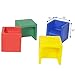 Children's Factory 3-in-1 Cube Chair for Kids, Flexible Seating Classroom Furniture, 4-Pack
