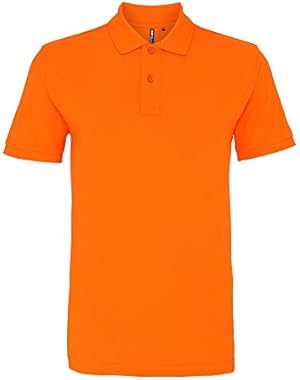 Asquith & Fox Mens Plain Short Sleeve Polo Shirt