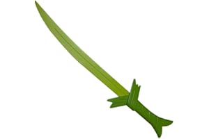 MINGSHAO Fantasy PU Foam Sword - Red and Green Scarlet Cosplay Prop - Finn Style for Adventure and Collectible Gift