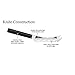 RADA Cutlery Cheese Knife, Made in USA, Black Handle