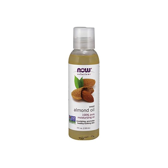 Now Solutions Sweet Almond Oil, Moisturizing Oil, 16 Ounce