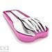 monbento nomad cutlery set - pink
