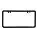 GG Grand General 60402 Matte Black Powder Coated License Plate Frame with 2 Holes