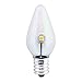 Landlite LED C7 bulb, 120V 0.75W 20lm E12 Candelabra Screw base , for Accent Wall Night light/Window Candles Replacement, Sensor Campatible, 4Pack