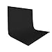 UTEBIT 10x12ft Black Backdrop, 3x3.6m Collapsible Polyester Background, Large Black Photo Cloth Sheet for Video Studio Photography YouTube