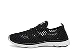Quicksilk Women Quick Drying Mesh Slip On Water Shoes (8 B(M) US, Black)