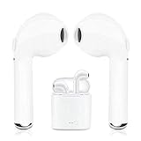 Wireless Earbuds,Wireless Headphones with Microphone Mini in-Ear Sports Earphones Noise Cancelling Headsets with Portable Charging Case