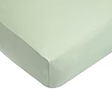 American Baby Company 100% Cotton Jersey Knit Fitted Crib Sheet for Standard Crib and Toddler Mattresses, Celery, for Boys and Girls