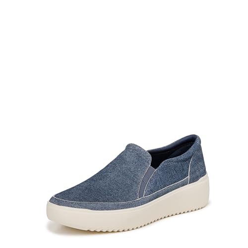 Vionic Womens Kearny Sneaker Denim Blue Suede 6.5 M
