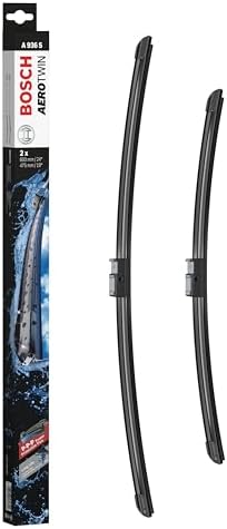 BOSCH Clear Advantage Wiper Blade Set - 24" & 22" Front Pair For Crystal Clear View