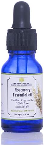 Imiana House Orgaic Rosemary Essential Oil For Skin & Hair - 100% Pure - 15 ML