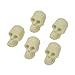 Towashine 30Pcs Mini Plastic Skull Heads Decorations for Halloween Trick Toy Accessories Party 0.79