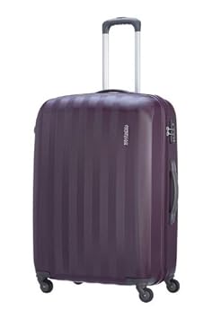 American Tourister Shade Polycarbonate Purple Suitcase (80X (0) 91 002) Medium Luggage