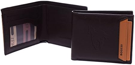 AYHENG Deftones White Pony Logo Embossed Leather Bifold Billfold Wallet