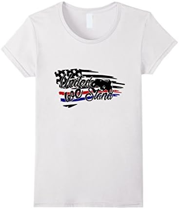 Womens united we stand jeep shirt Small White