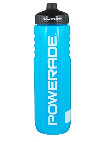 Powerade Perfect Squeeze Water Bottle, Cyan, 32 oz