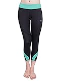 Baleaf Women's Workout Running Yoga Capri Leggings 3/4 Length