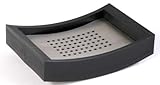Zojila Sonoma Stainless Steel Soap Holder and Dish, Large