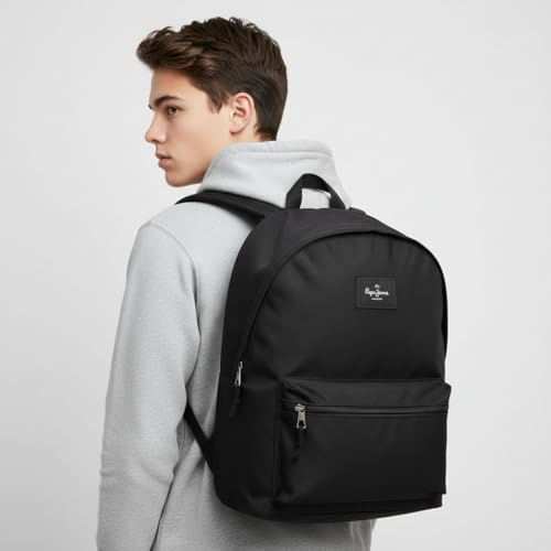 Aris, Bolsa Mensageiro Unissexo Bagagem para Crianças, Preto (Preto), 31x44x17.5 cms