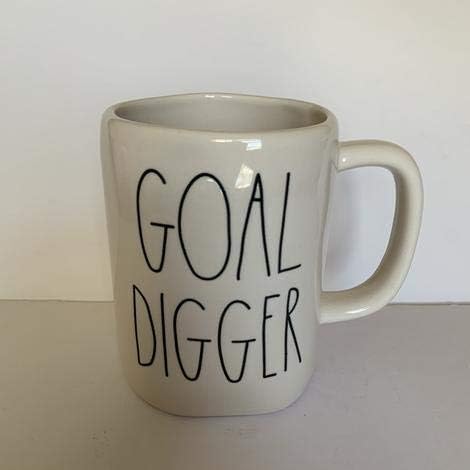 Rae Dunn GOAL DIGGER - 2020 Limited Edition - Ceramic - very rare!