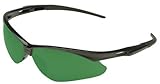 Jackson Safety 3004761 Nemesis Cutting Safety Glasses Black Frame/IRUV 5.0 Shade Green Lens (19860)