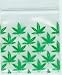 Mini Ziplock Baggies Apple Brand High End Quality 1515 Green Leaf Design Print