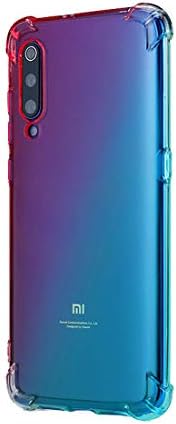 nivery Xiaomi mi 9 / mi 9 SE Case Clear Slim Soft Gradient Transparent Silicone Case TPU Shockproof Protective Case Cover