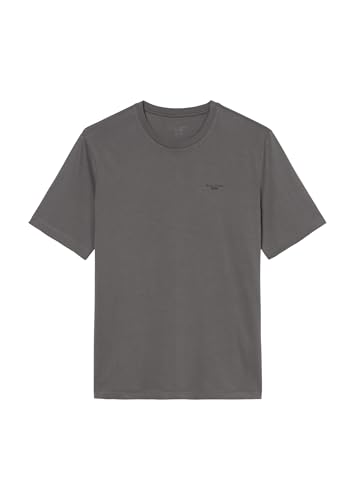 Marc OߴPolo Denim Herren T-Shirt aus Bio-Baumwolle Regular Fit, Grau (Grau), M